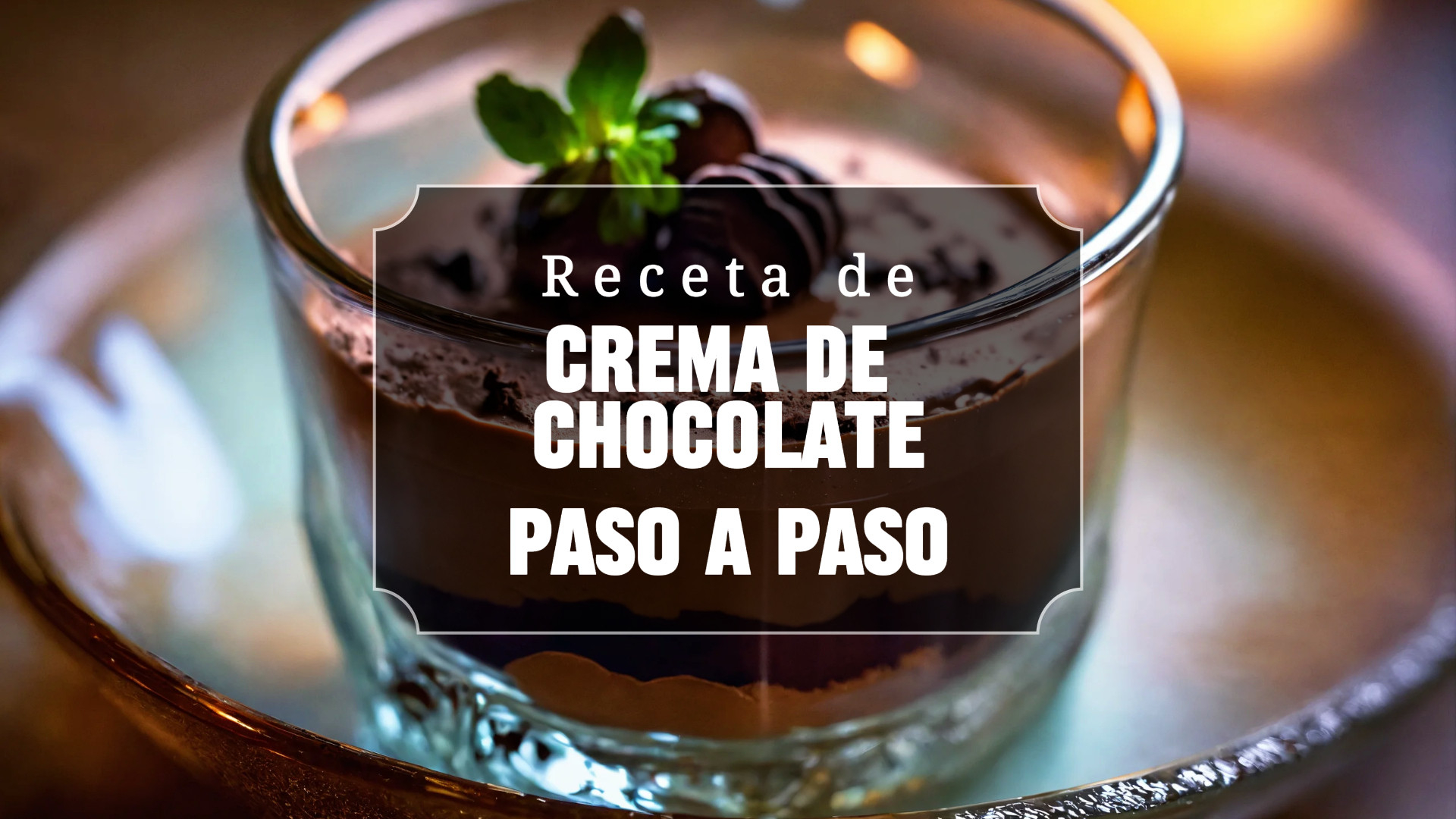 Cómo hacer Crema de chocolate