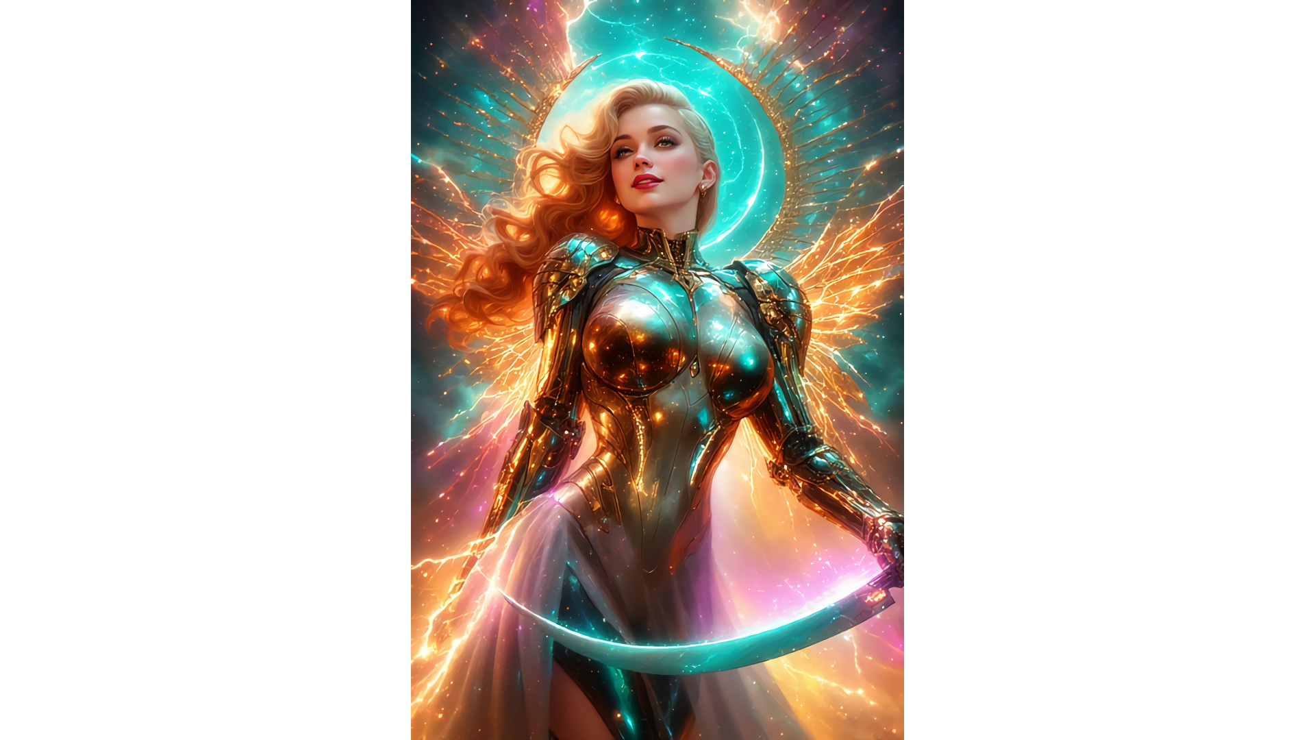 Futuristic Neon Waifu