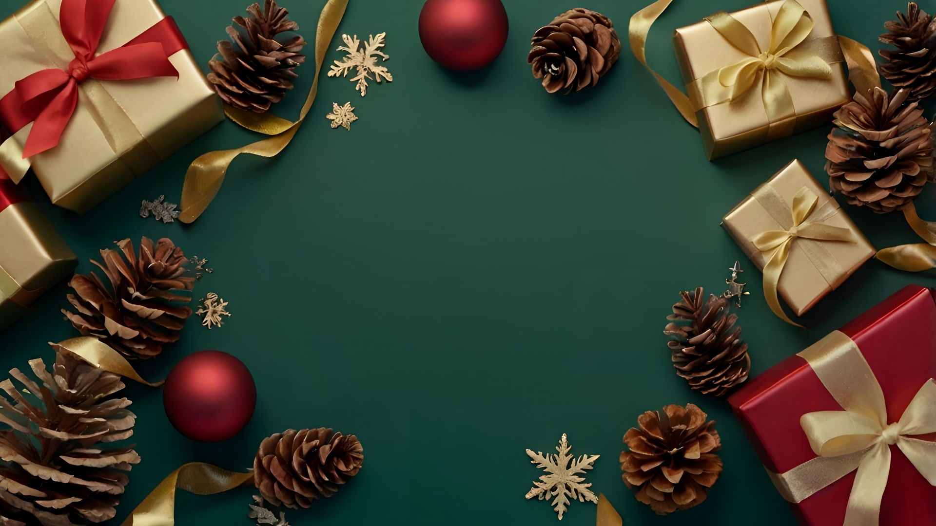 Luxury Christmas backgrounds with copy space